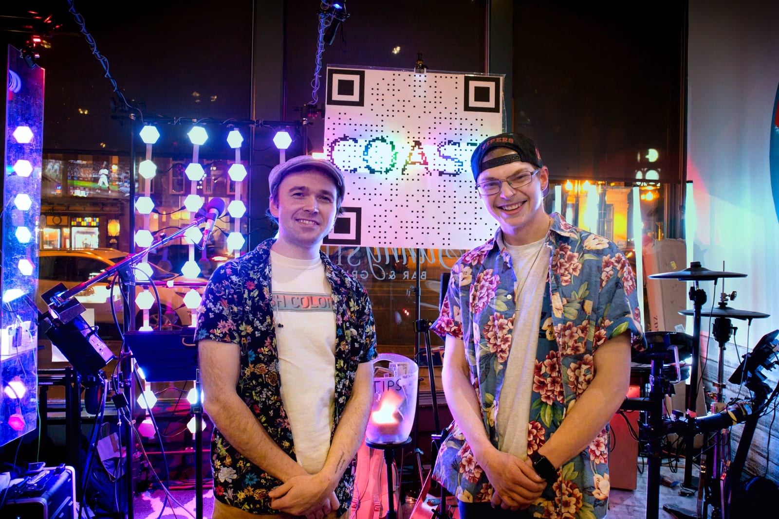 Stephen Michael and Jake Long together after a colorful COAST performance
